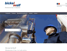 Tablet Screenshot of bickel-wolf.ro